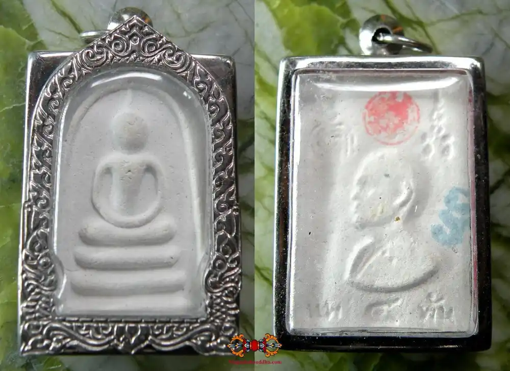 White Phra Somdej Amulet - Most Venerable LP Pae.