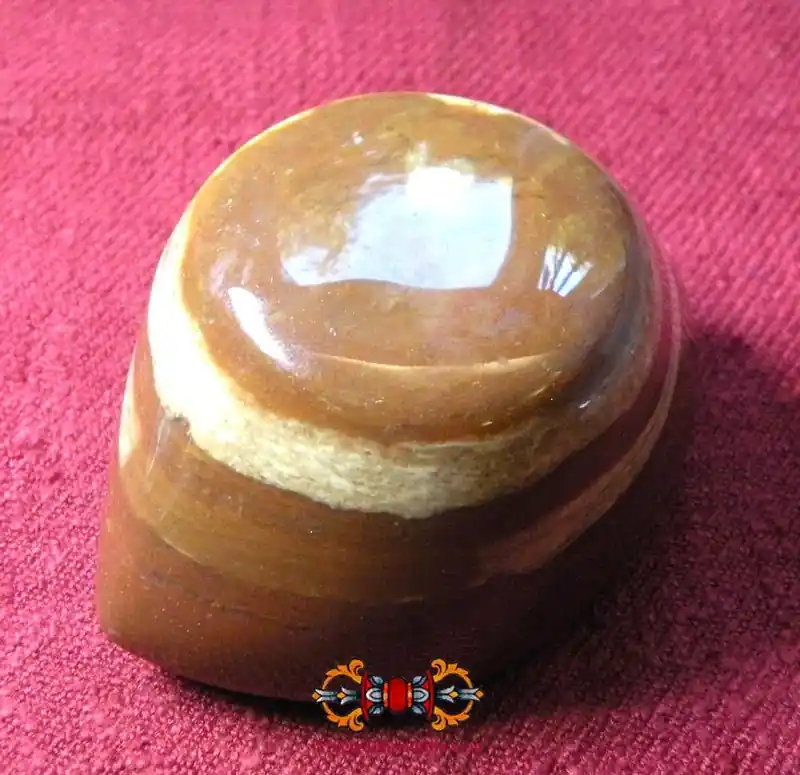 Large sacred stone, eye of Kali.