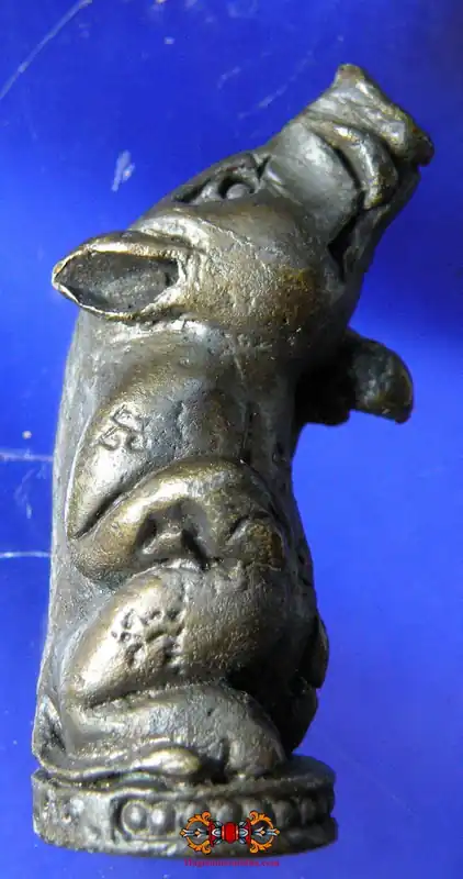 Nang Kwak Pig Fortune Amulet - Most Venerable LP Sanok.