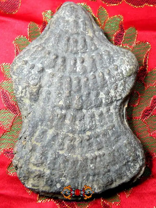 Antique Thai terracotta votive tablet.