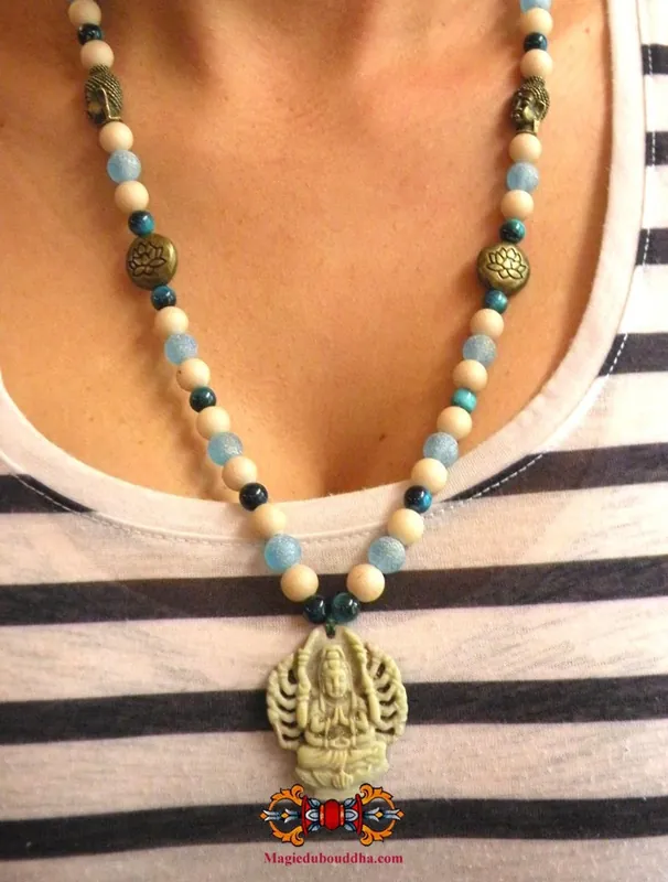 Chinese necklace of the protector Guan Yin.