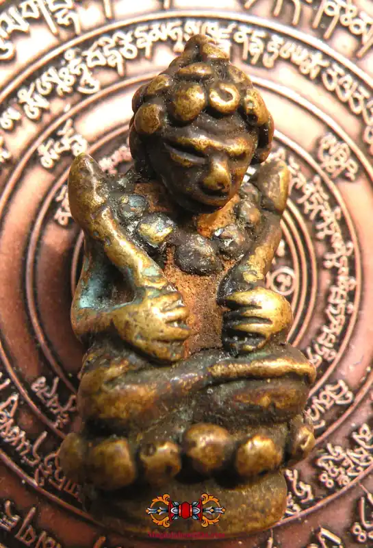 Ancient Cambodian amulet of Phra Upakut.