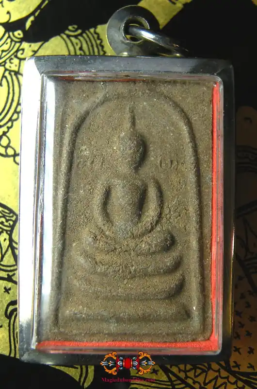 Ancient amulet Phra Somdej - Wat Khao Samo Khon (LP Boon Mee and LP Pring).