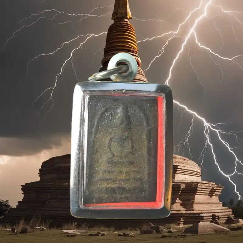 Powerful Phra Somdej Falep Amulet - Most Venerable LP Phong / Most Venerable LP Phromma.
