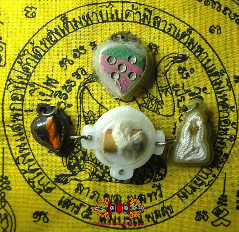 Sai Sin Relic Amulets - Most Venerable LP Phong.