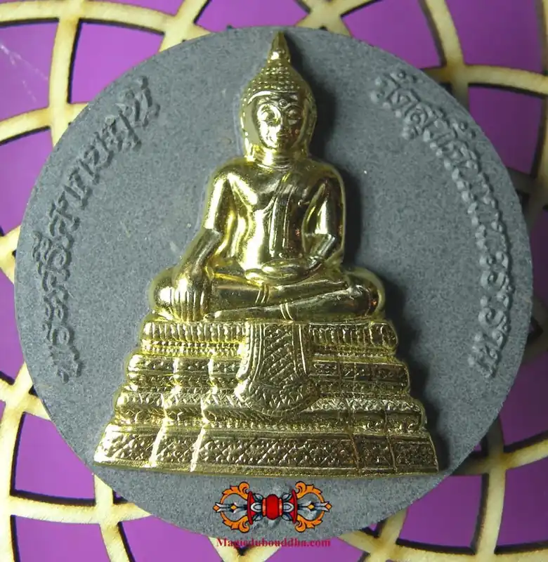 Votive tablet of Buddha Shakyamuni - Wat Suthat.