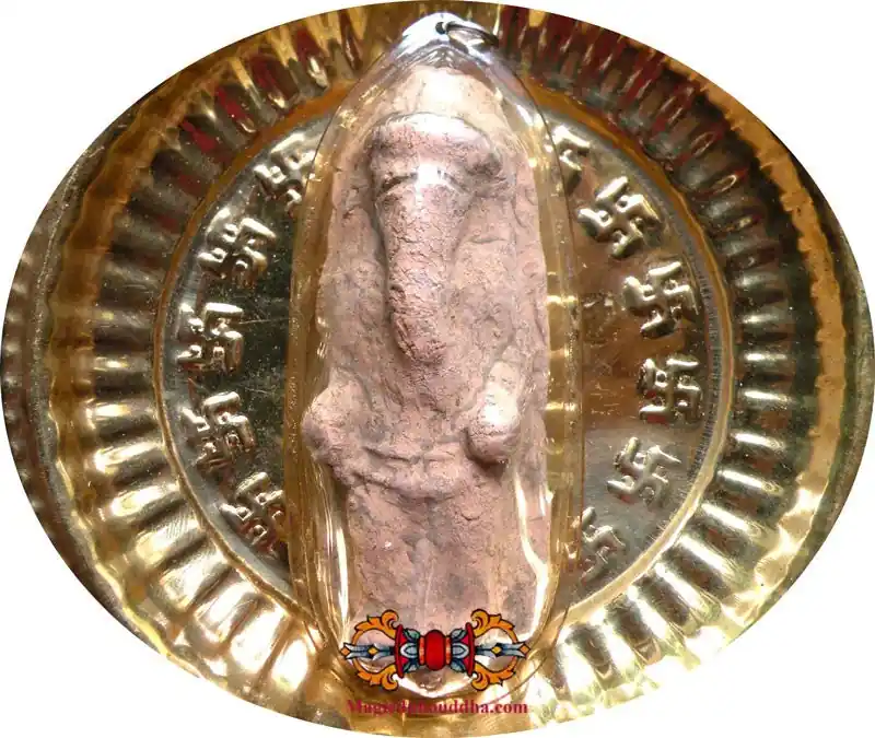 Large Cambodian votive tablet of the elephant god Ganesh.
