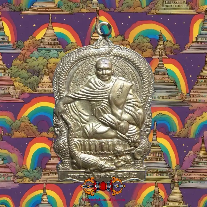 Medal of Venerable LP Thongdee Anikho of Wat Mai Plai Huay.