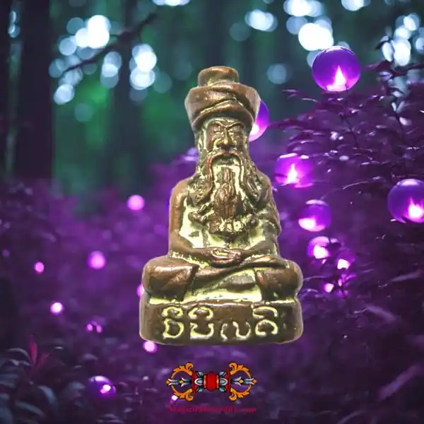 Rare Lersi copper amulet - Most Venerable LP Phromma.