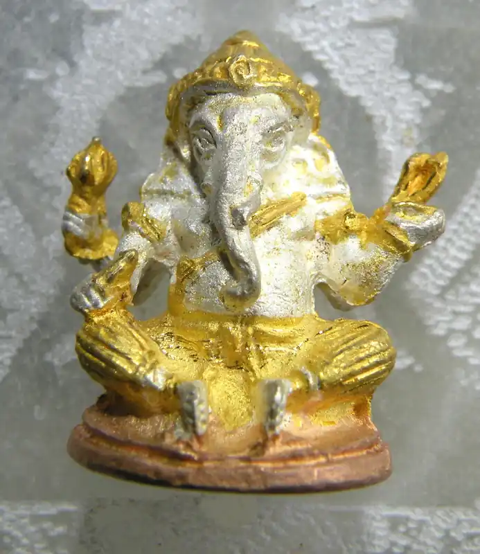 Precious Ganesh Amulet - Venerable Phrakru Silimonghon and Most Venerable Pothan Klai Wajasit.