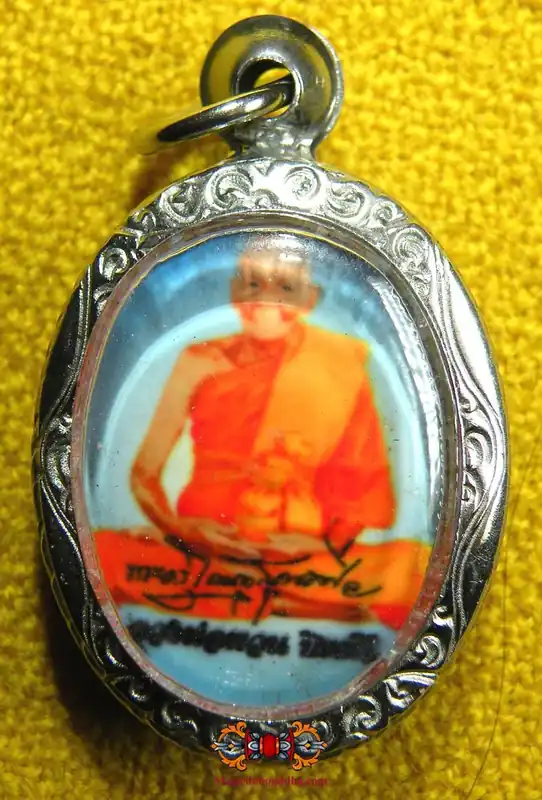 Amulet portrait of Venerable LP Phuan Piyatharo from Wat Lad Bohom.
