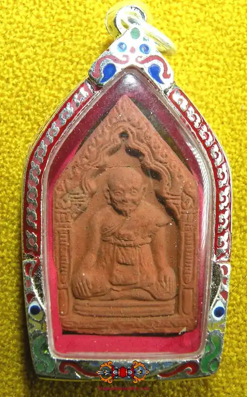 Amulet portrait Roop Lor and Mae Phra Kongkha - Very Venerable LP Hong.