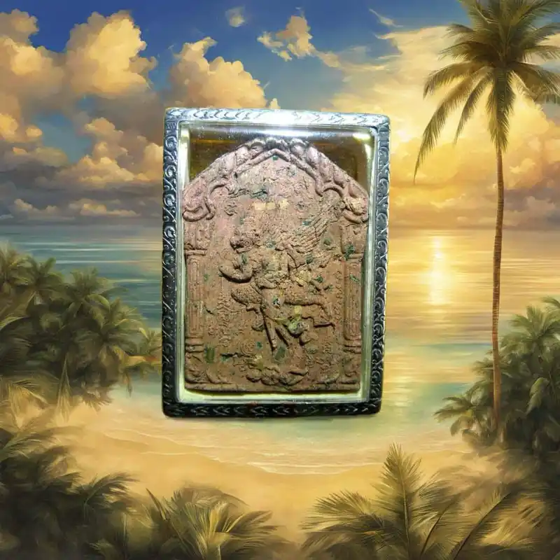 Large Garouda Amulet - Venerable Kruba Phaiwan.
