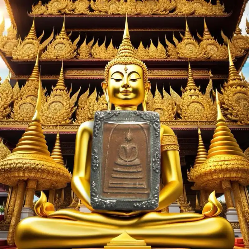 Beautiful Phra Somdej Mongkhön Baramee amulet - Most Venerable LP Chaem.