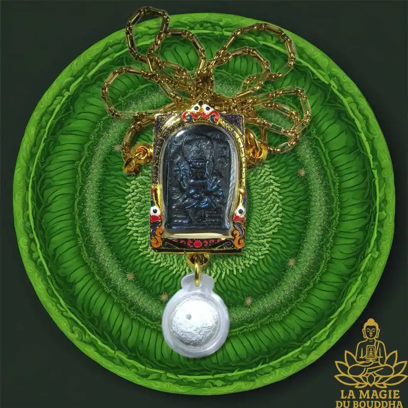 Alchemical Phra Phrom Necklace and Look Aum Phong Jakapat Ball - Wat Sakai.