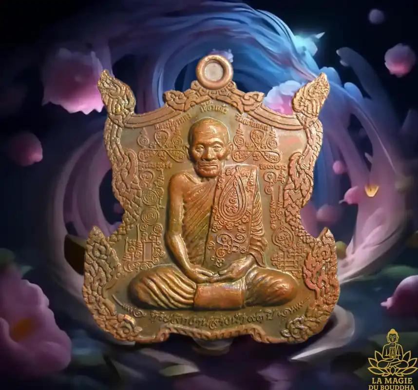 Large Rian Narayana medal from the Most Venerable Luang Phor Kallong.