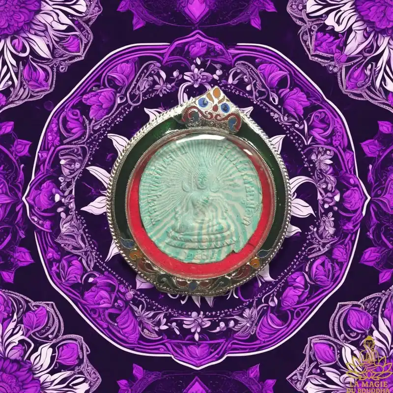 Amulet of the Buddha Phra Phuttha Chinarat (+ King Rama V) - Very Venerable LP Pae.