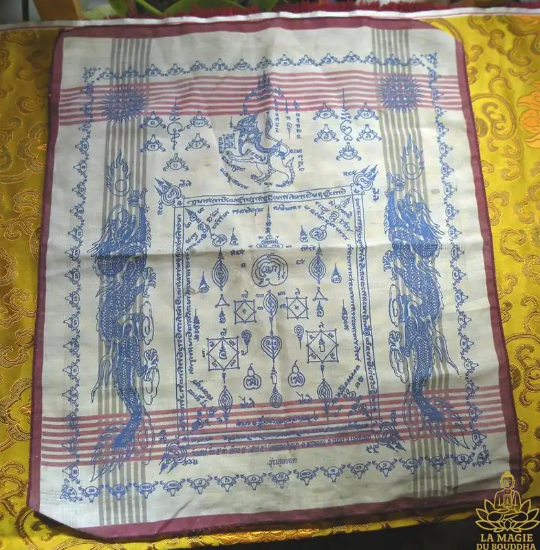 Pa Yant Magic Handkerchief – Most Venerable Luang Phor Phina (Wat Thammapanya, 1960s)