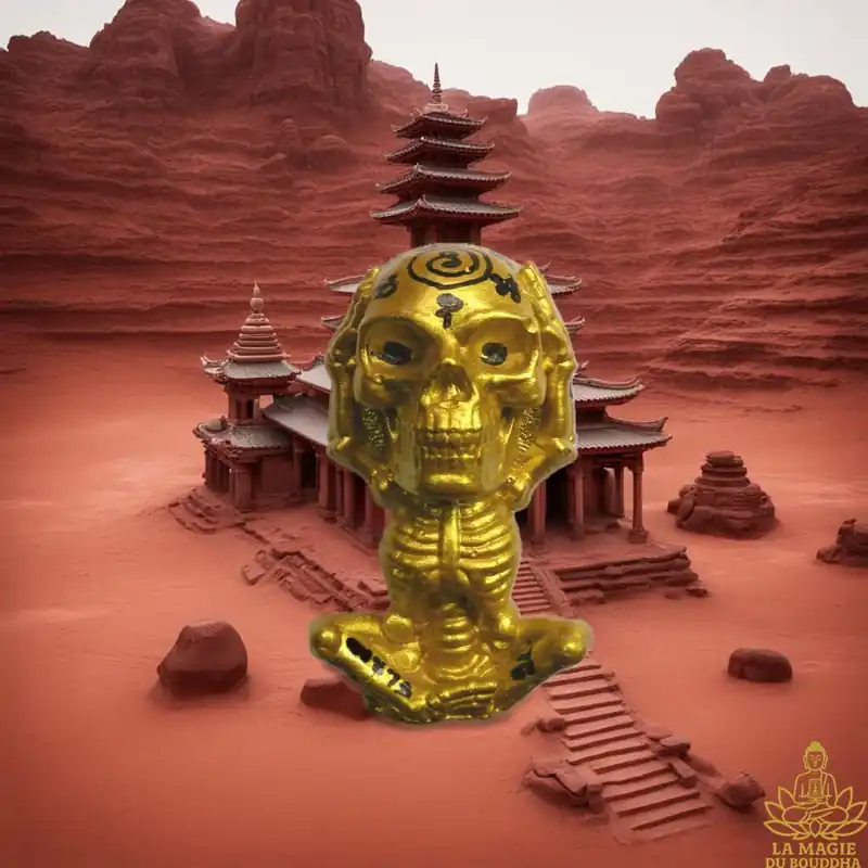 Thai voodoo statuette Yod Praï Chao Sua - Venerable Ajarn Sor Prakham.