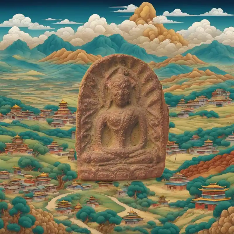 Ancient terracotta votive tablet – Buddha Phra Sumkho