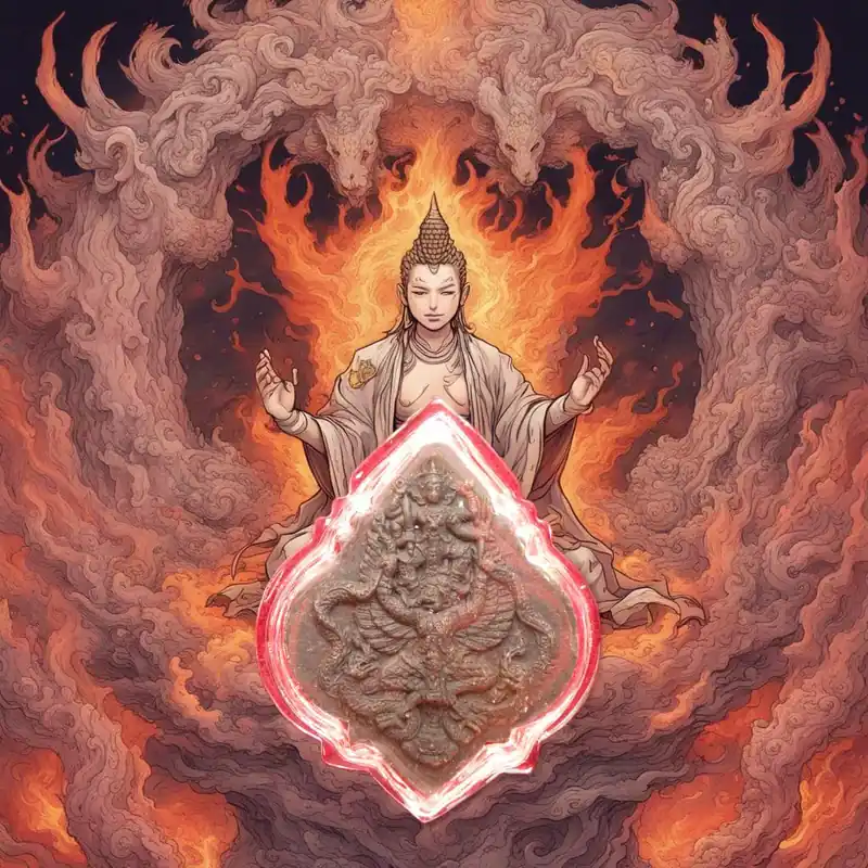 Narayana Amulet on the Garuda - Most Venerable LP Solas.