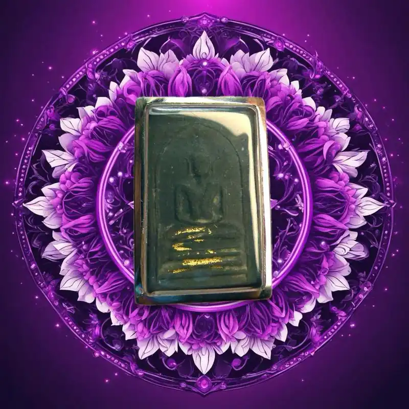 Ancient Phra Somdej in ashes from 7 cemeteries – Most Venerable Luang Phor Thup (Wat Phirun Satsat)