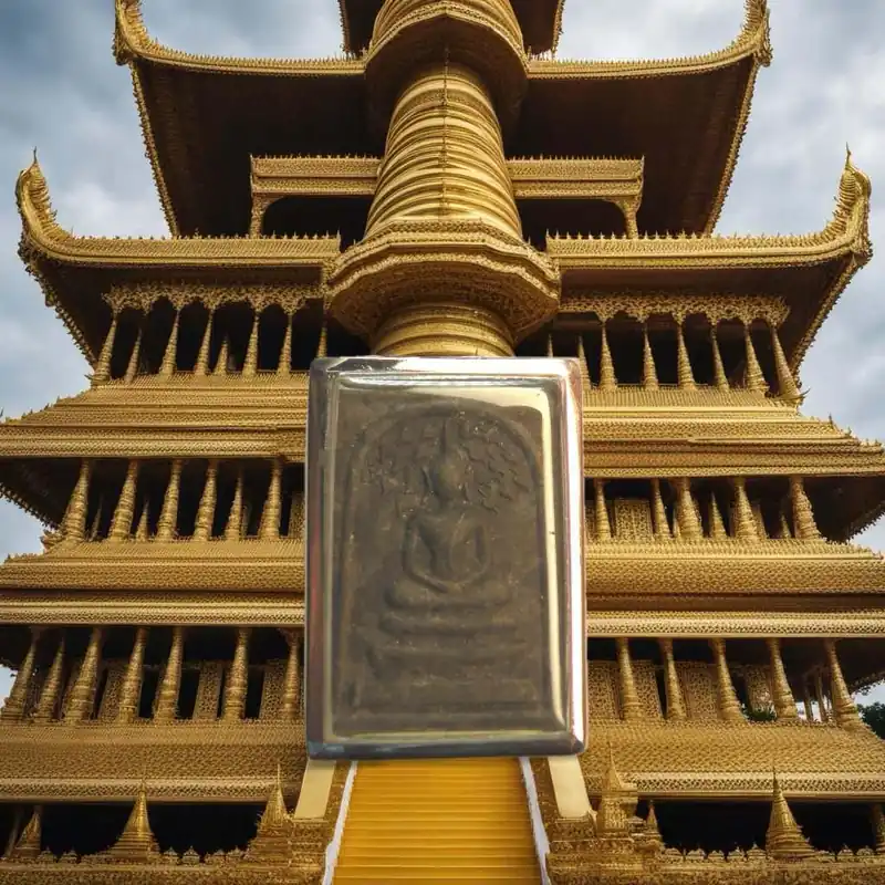 Ancient Phra Somdej Amulet – Venerable Luang Phor Nak of Wat Rakhang.