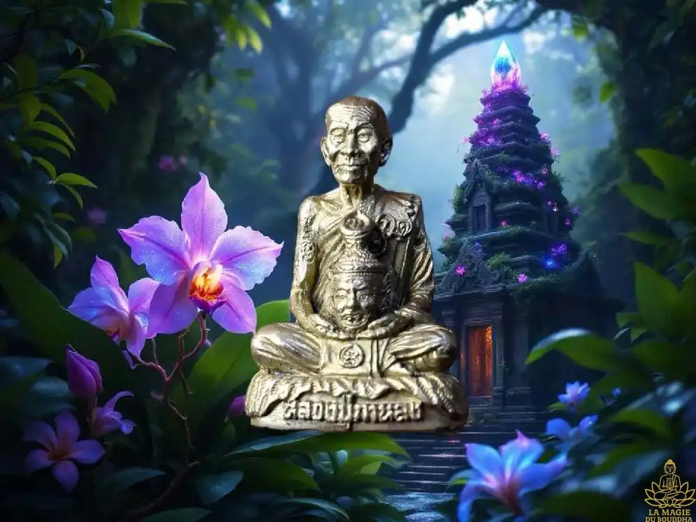 Roop Lor Amulet with Lersi Mask - Most Venerable LP Kallong (Wat Khao Lem).