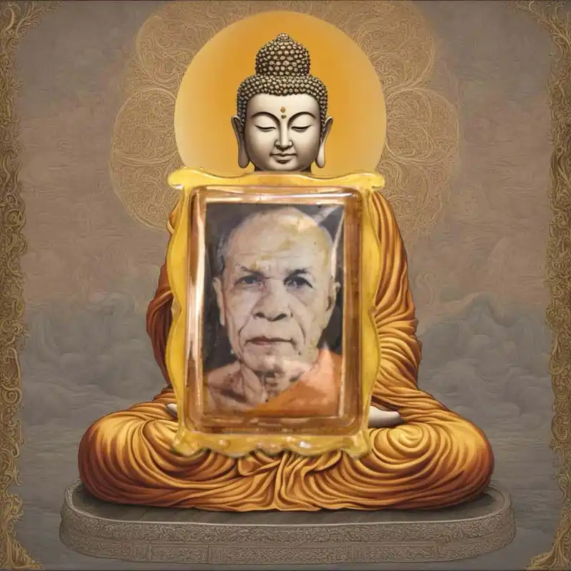 Ancient amulet of the Most Venerable Luang Phor Sodh – Wat Paknam (Bangkok)
