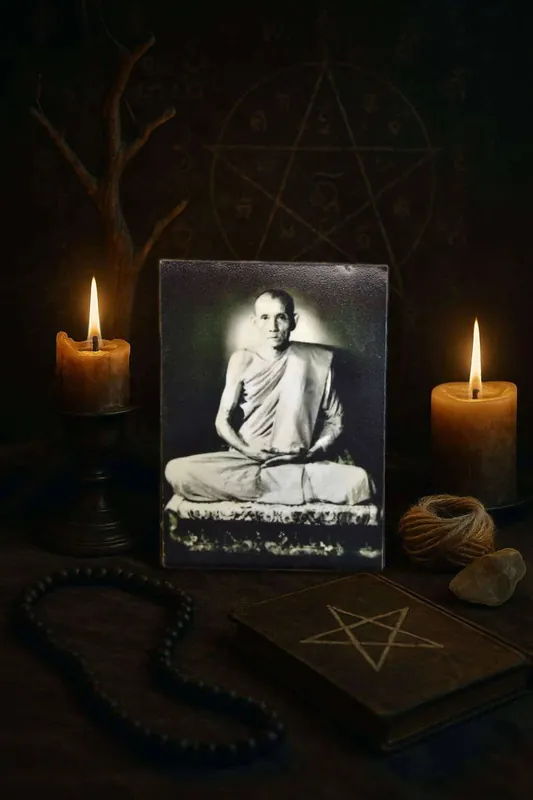 Blessed photo of Venerable Luang Phor Kuay Chutintharo – Wat Kositharam (Chainat)
