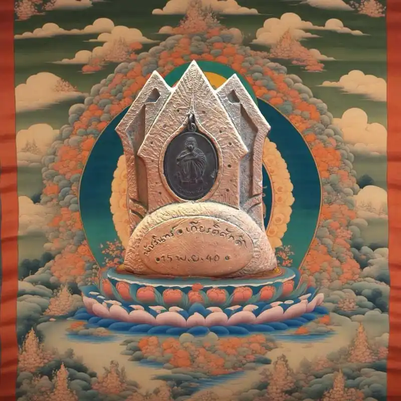 Commemorative votive tablet Luang Phor Koon – Wat Ban Rai (1997)