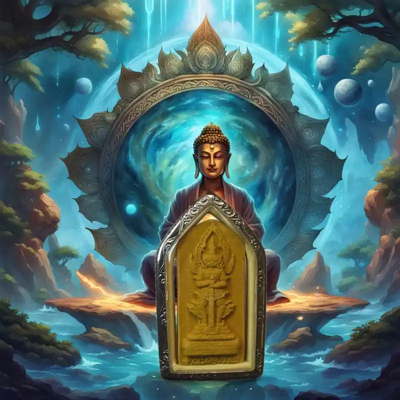 Tao Wessuwan amulet in sacred powder – Roon Sang Baramee 69 (2017) – Wat Jaengnok