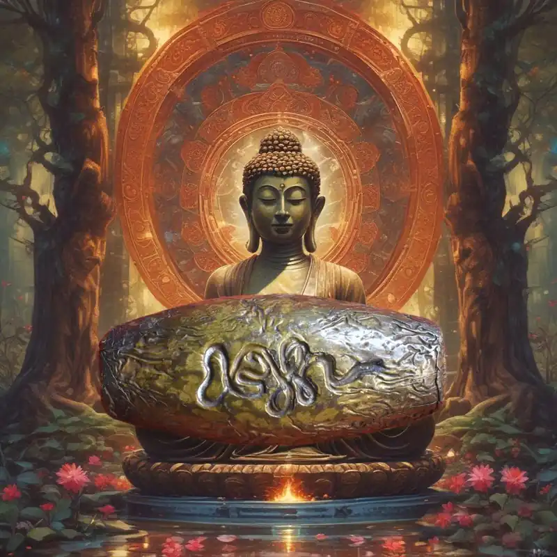 Large Ancient Sakot Look Pearl – Lineage of the Most Venerable Luang Phor Boon