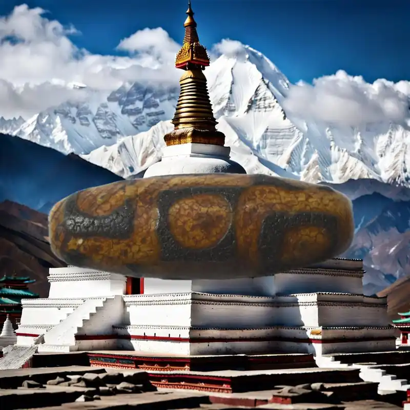 Ancient Tibetan Nine-Eyed Dzi Sacred Bead – Prosperity and Spiritual Power