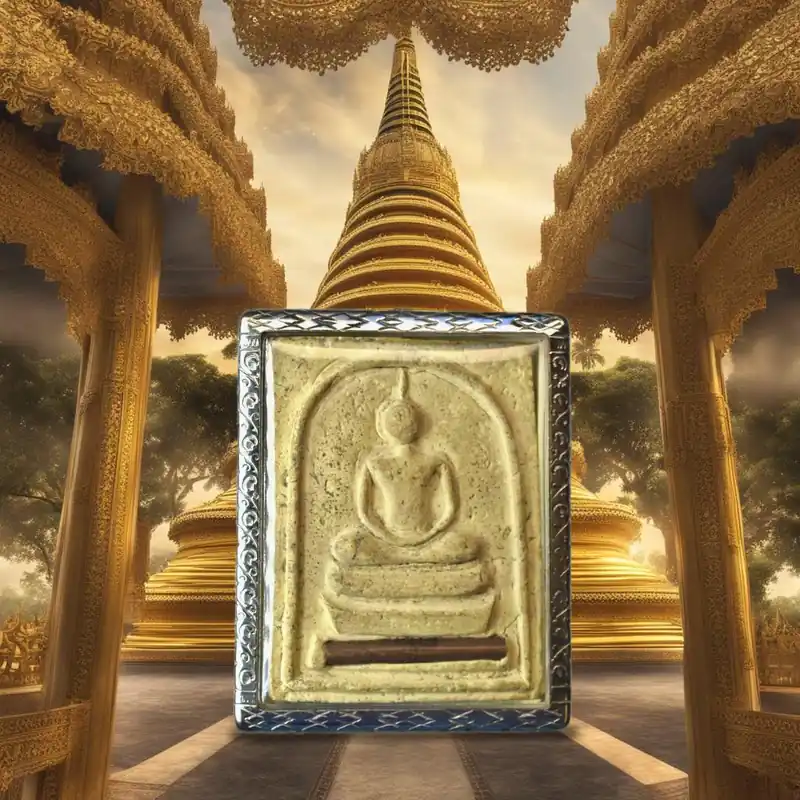 Ancient Phra Somdej Amulet – dated 2517 (1974)