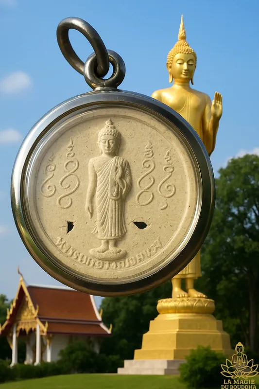 Large Amulet Phra Pikanet and Phra Phuttha Ratana Mongkhon Maha Muni (Luang Phor Yai) – Wat Bhurapha Phiram (2009)