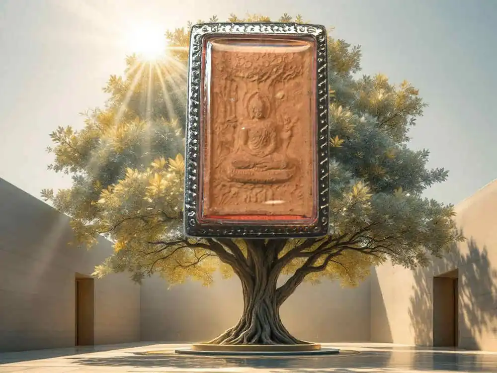 Buddha Amulet at Gazelle Park – Dharmachakra Pravartana – Blessed Clay