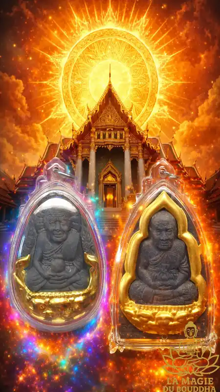 Amulet Luang Phor Thuat – Roon Bua Phon Nam (Pim Jumbo) – Wat Sri Bappat Wanaram (Chonburi)