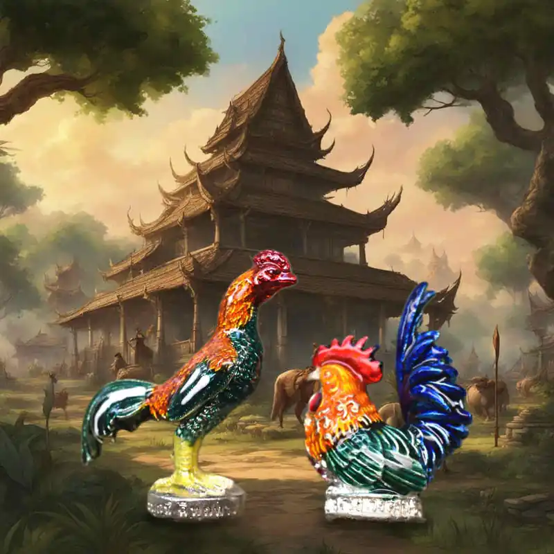 King Naresuan's Fighting Cock Amulets – Maha Chakkraphat Edition – Phitsanulok 2012
