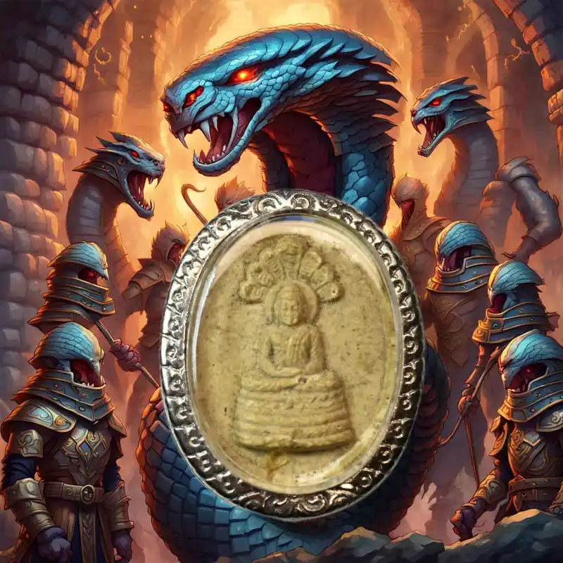 Phra Naphok 84 Phansa Amulet (1997) – His Holiness Somdej Phra Sangharaj.