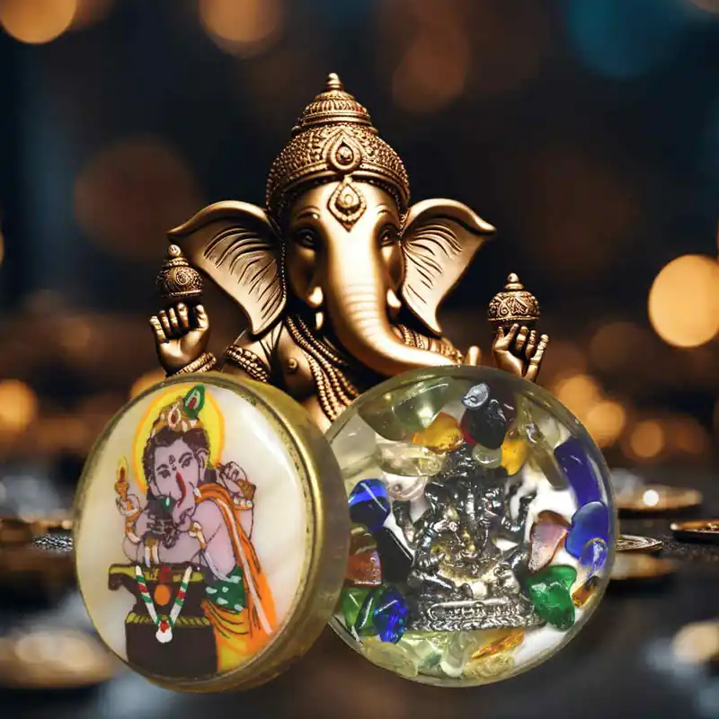 Hindu Ganesh Makeshift Vase (1980s)