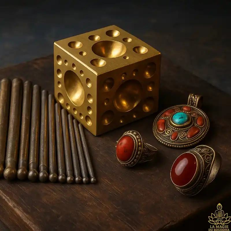 Brass Stamping Die – Traditional Jeweler’s Tool (Nepal)