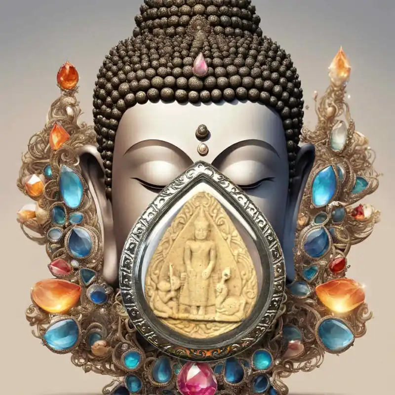 Phra Pang Pah Leelai Amulet – Wat Champa Lo (Angthong) – 2nd edition 2010