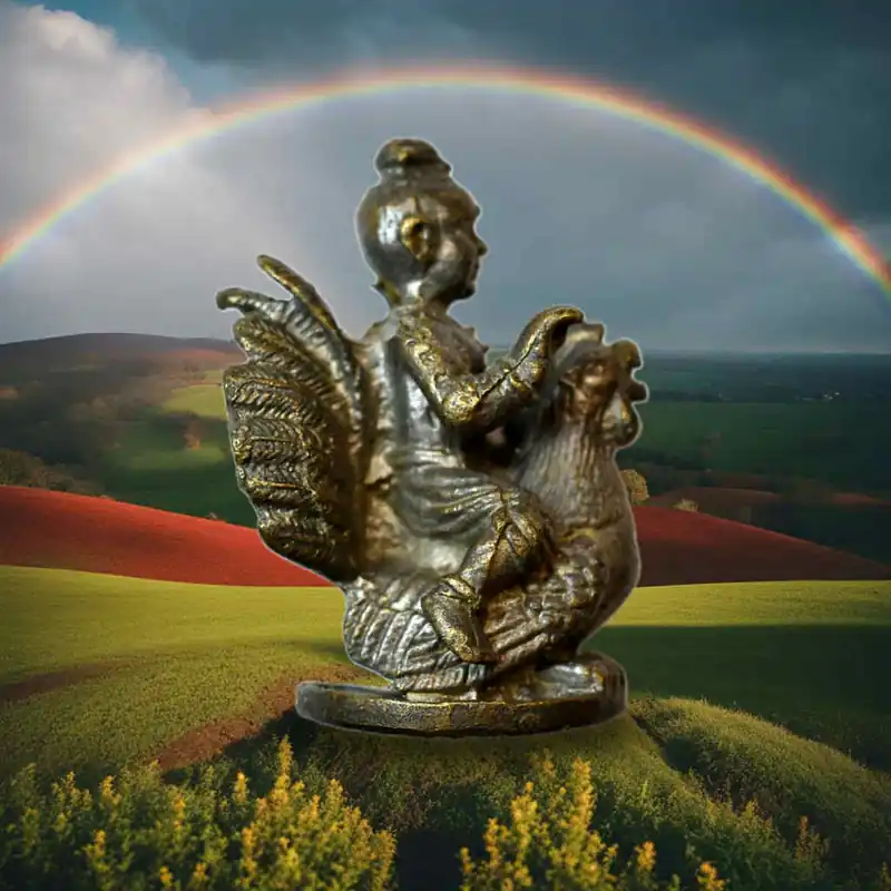 Alchemical Khuman Thong Khi Kai Mahalap Amulet - Venerable Luang Phor Pin.