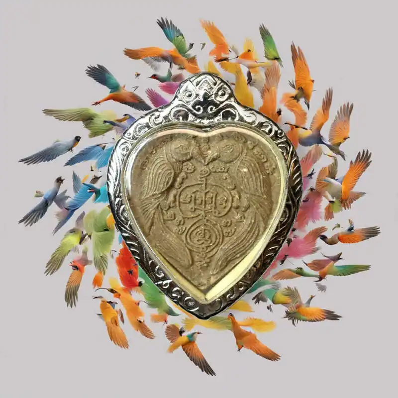 Salika Kru Amulet - Very Venerable Luang Phor Ngoern of Wat Tham Nam.