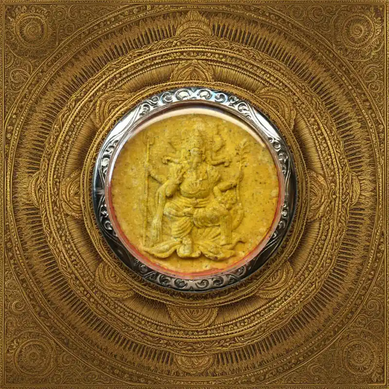 Tantric Ganesh Amulet – 2008 Blessing at Wat Phra Mahatat