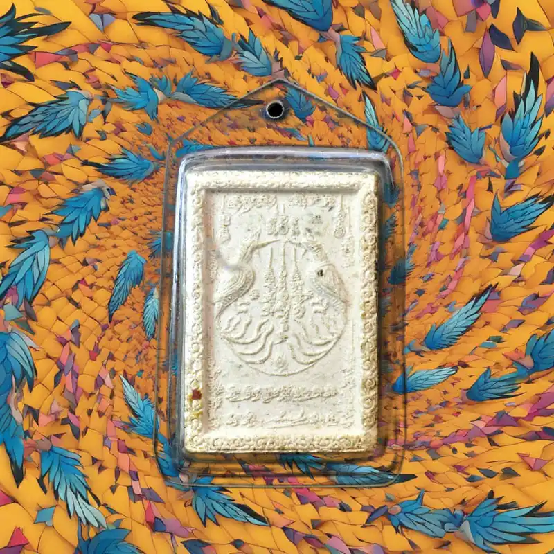 Salika-Kru amulet consecrated by Phra Kruba Krissana – Wat Pah Mahawan (2010)