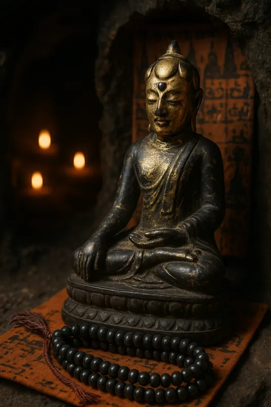 Ancient Sacred Lot Blessed by Luang Phor Uthama – Statue of Phra Upakut, Rosary of 108 Temples and Pa Yant of Mae Nang Kwak