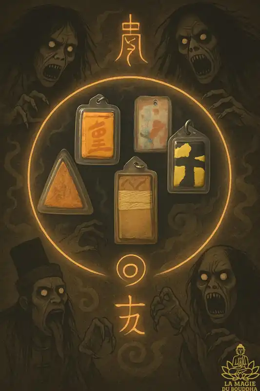 🏮 Ancient Chinese Amulets "Hòu" (護符) – Taoist Funeral Protection Talismans