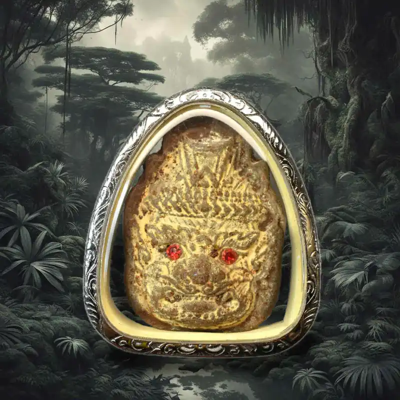 Sian Phaya Pali Amulet - Venerable Luang Por Pinak (Wat Sanom Lao)